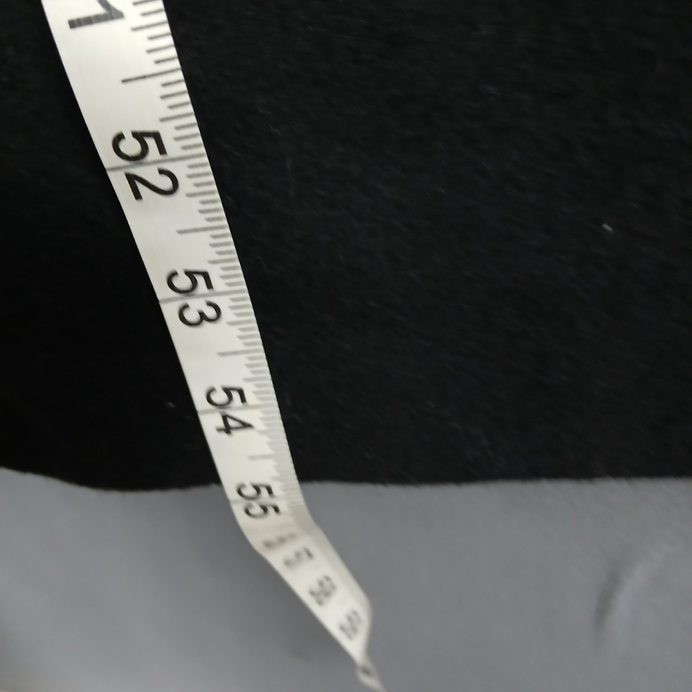 Silhouettes Overcoat Womens XL Black Wool Lined Pleated Comfort Thermal Outdoor - Picture 7 of 7